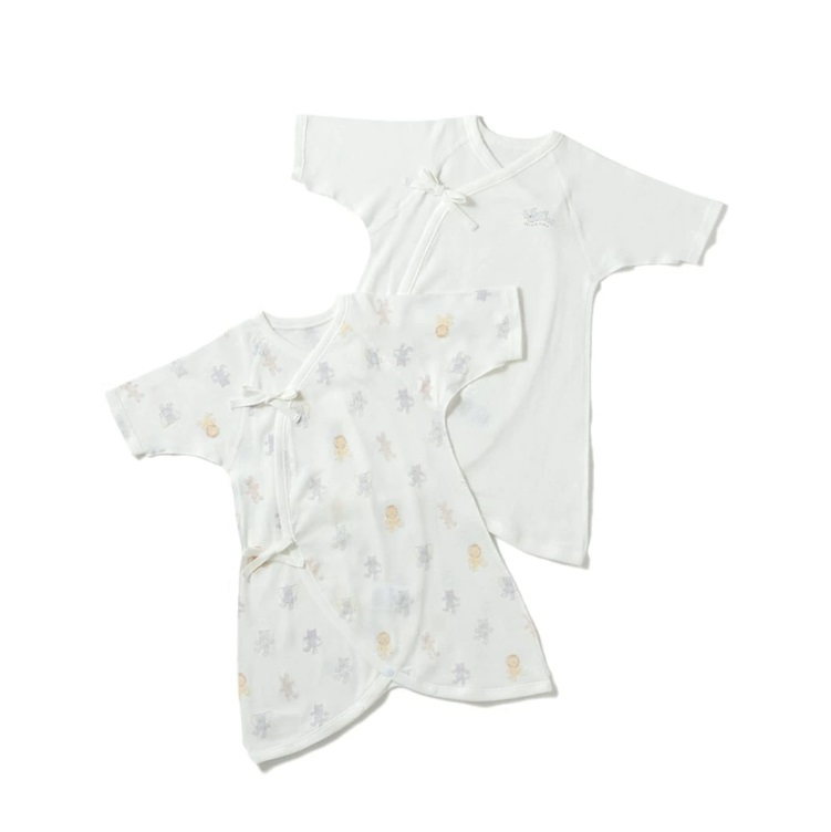 gelato pique ぬいぐるみモチーフ コンビ肌着