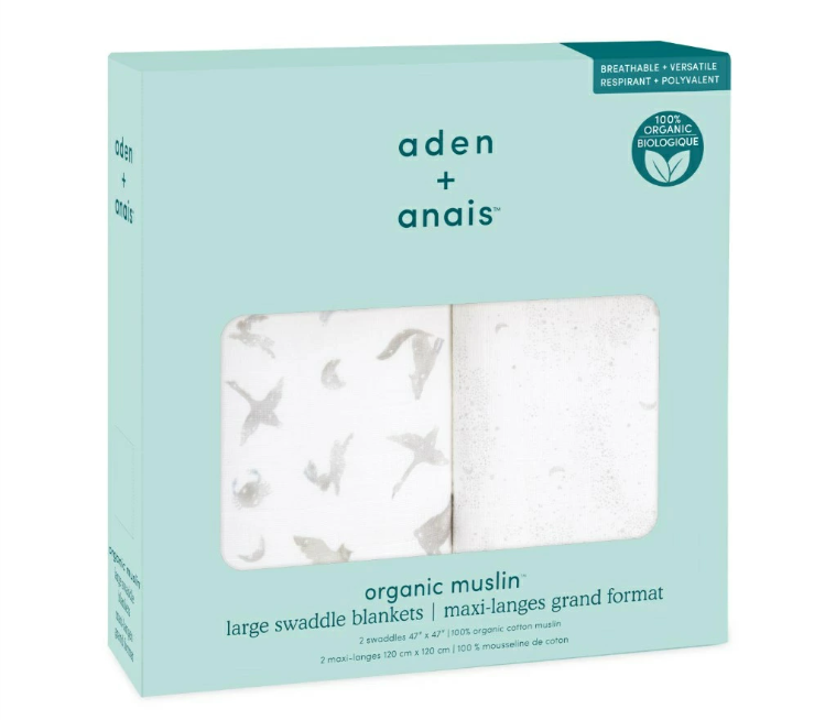 aden + anais オーガニックスワドル 2枚